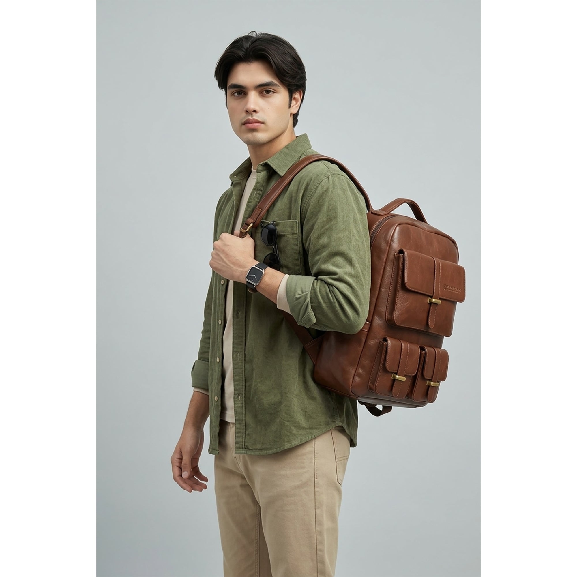 Carroway Leatherette Travel & Office Laptop Backpack Carroway Leatherette Travel & Office Laptop Backpack
