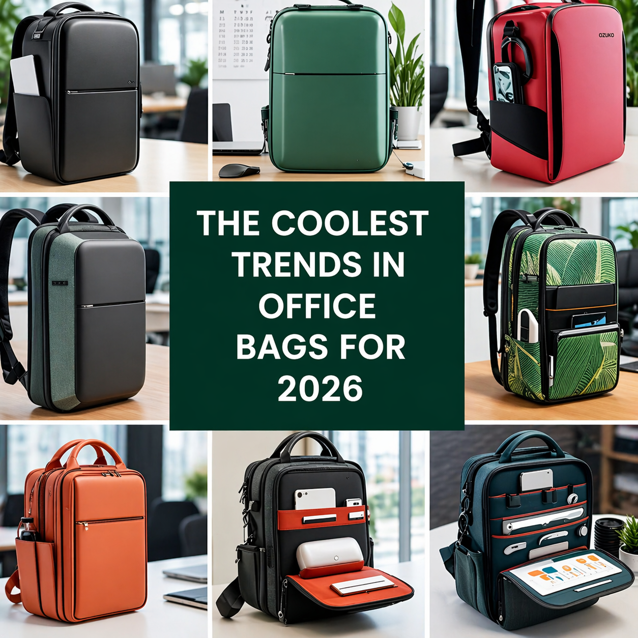 Coolest trends in office bags 2026