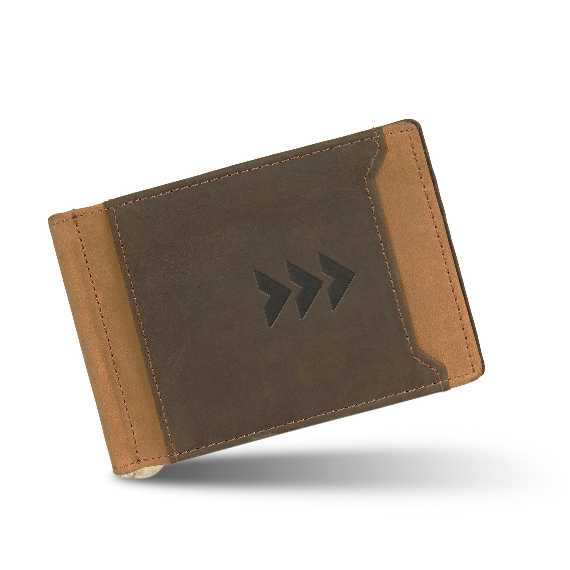 Gilmore Oak RENO Genuine Leather  Money Clip Wallet for Men