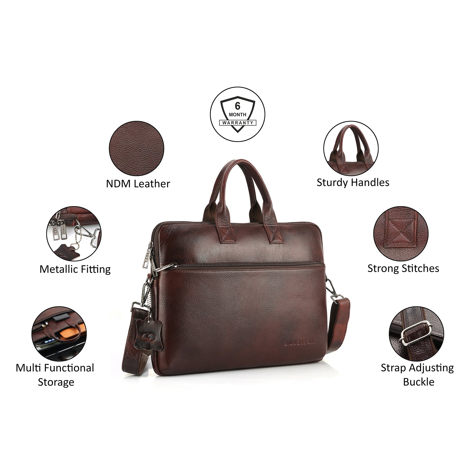 Extravagance Leather Laptop Bag