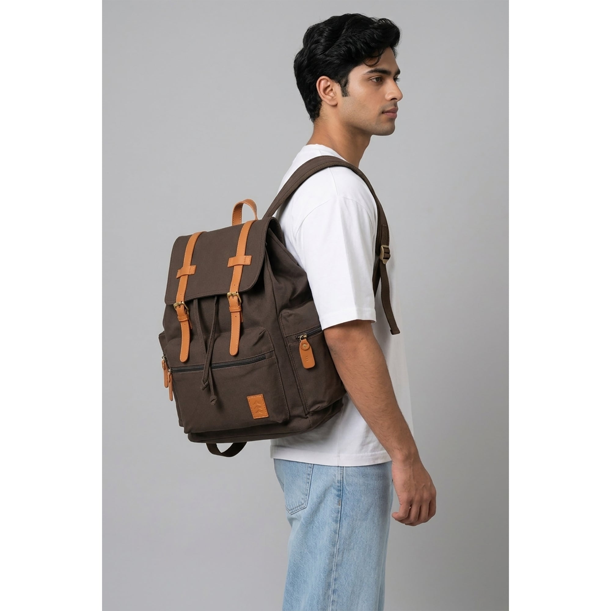 HUDSON Casual Canvas Unisex Backpack 21-L – GilmoreOak