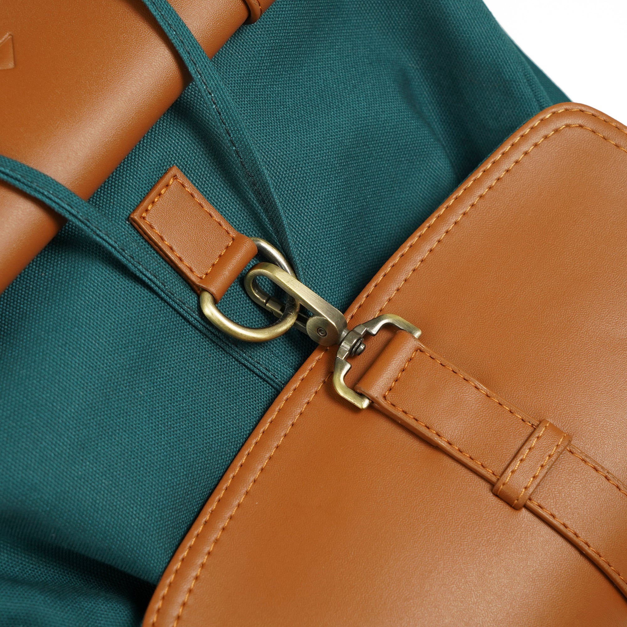 Teal and Tan