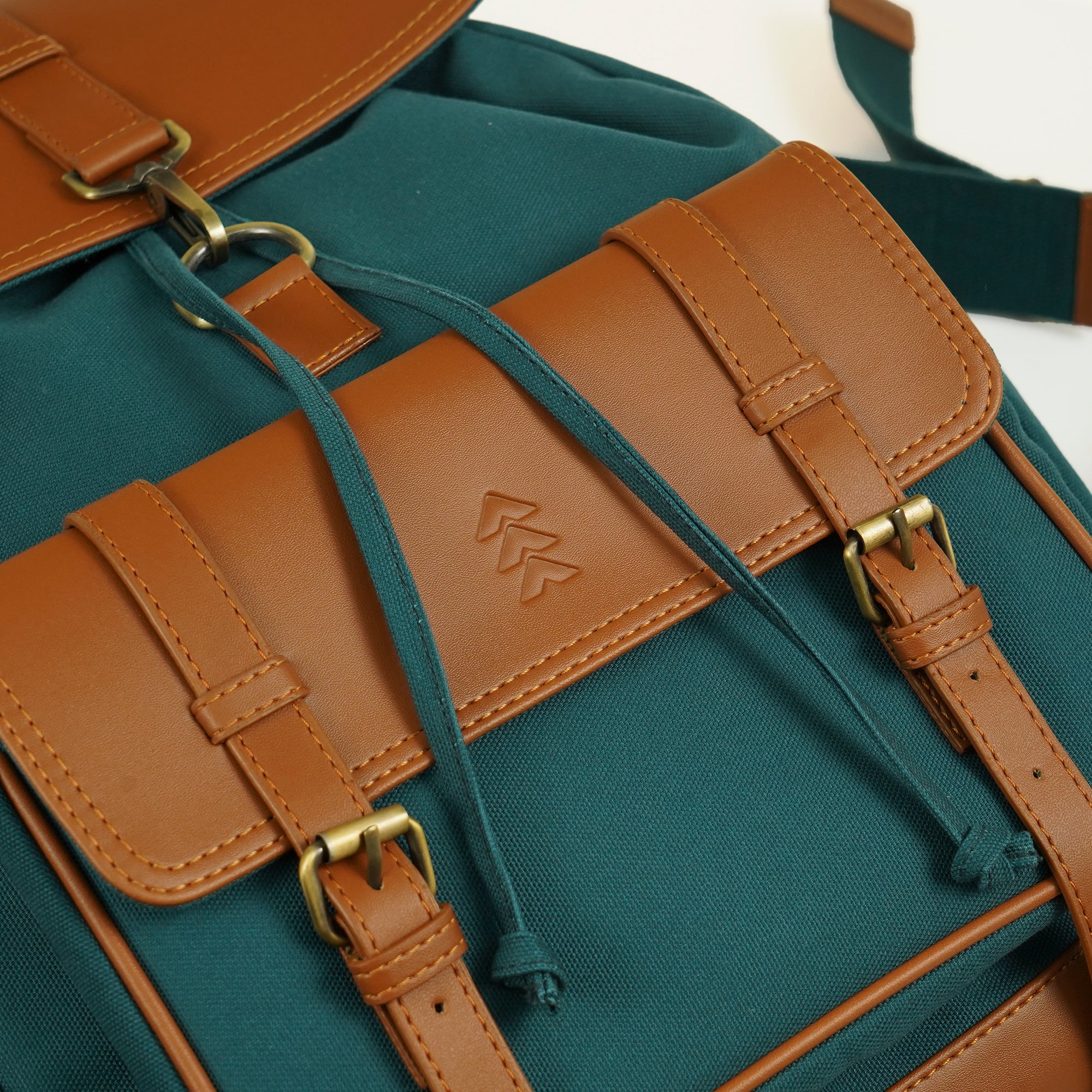 Teal and Tan