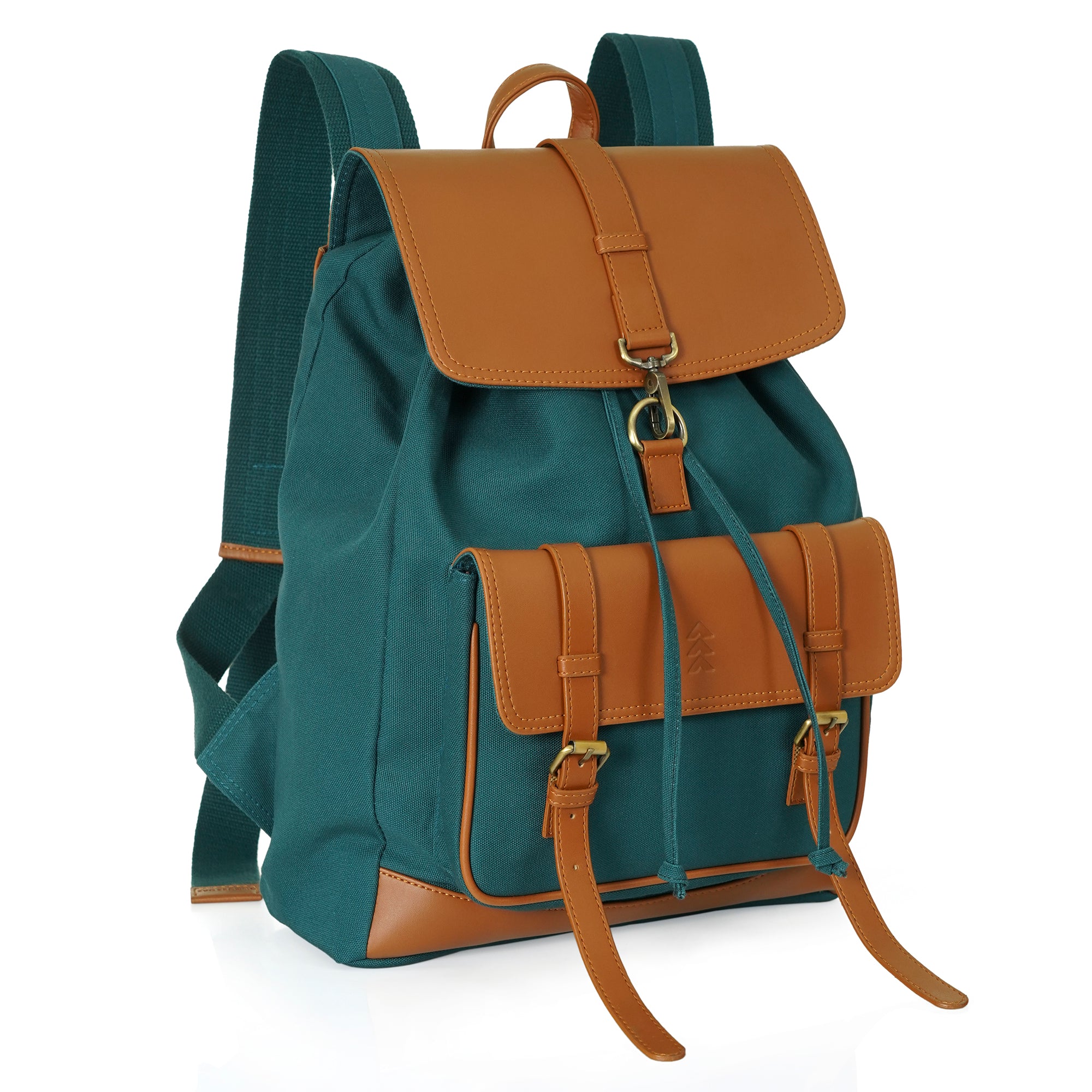 Teal and Tan