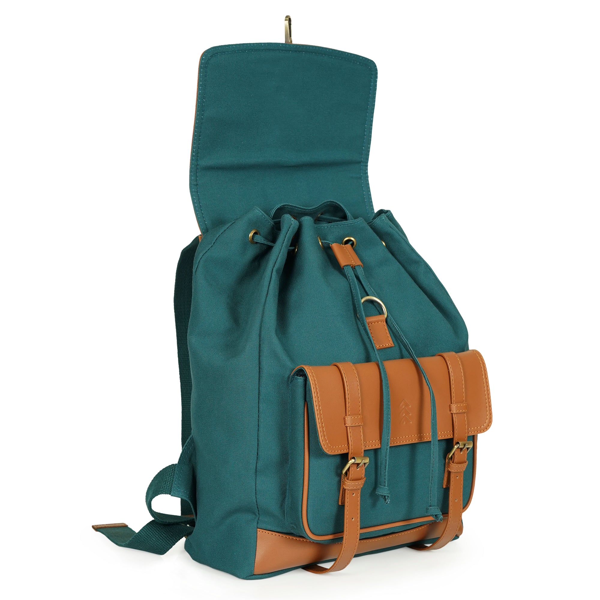 Teal and Tan