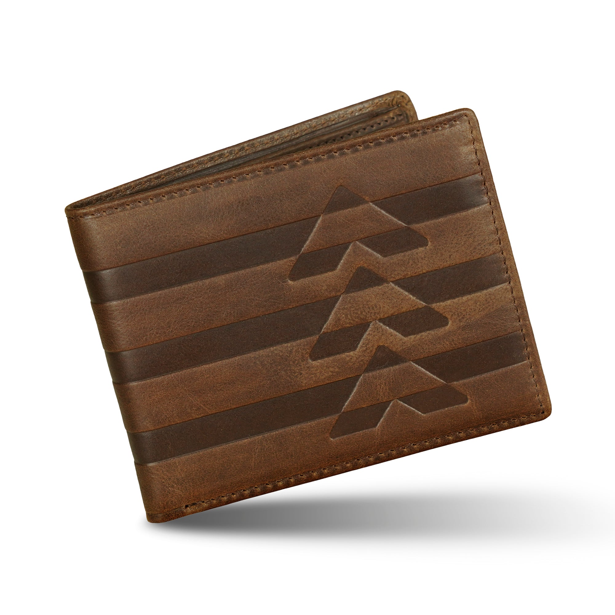 Hidex Bifold Men RFID Secure Wallet with 8 Card Slots Genuine Leather