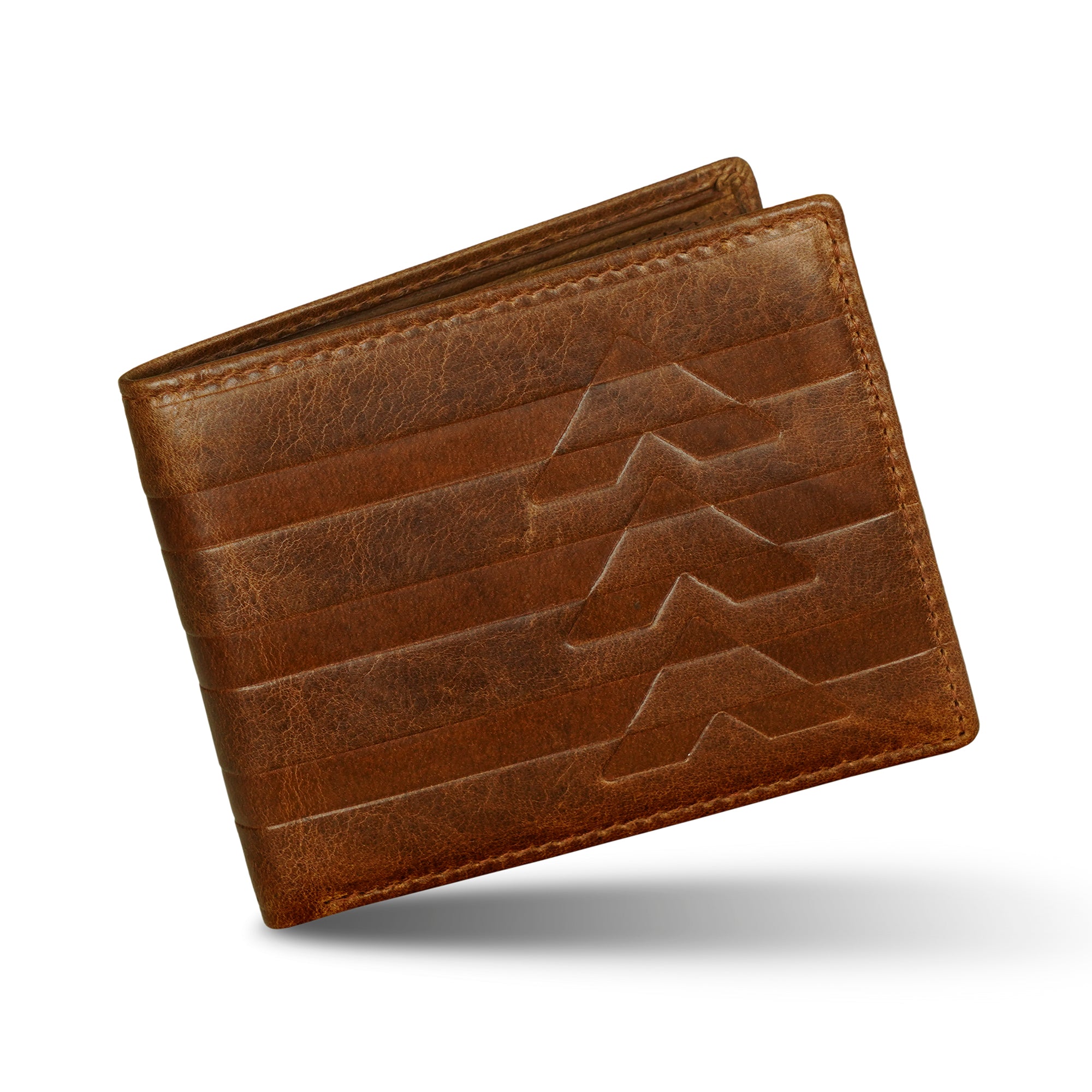 Hidex Bifold Men RFID Secure Wallet with 8 Card Slots Genuine Leather